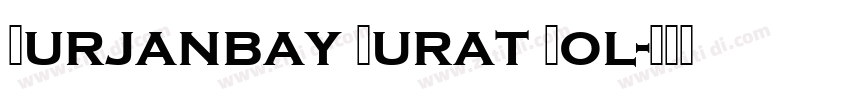 Nurjanbay Murat Bol字体转换